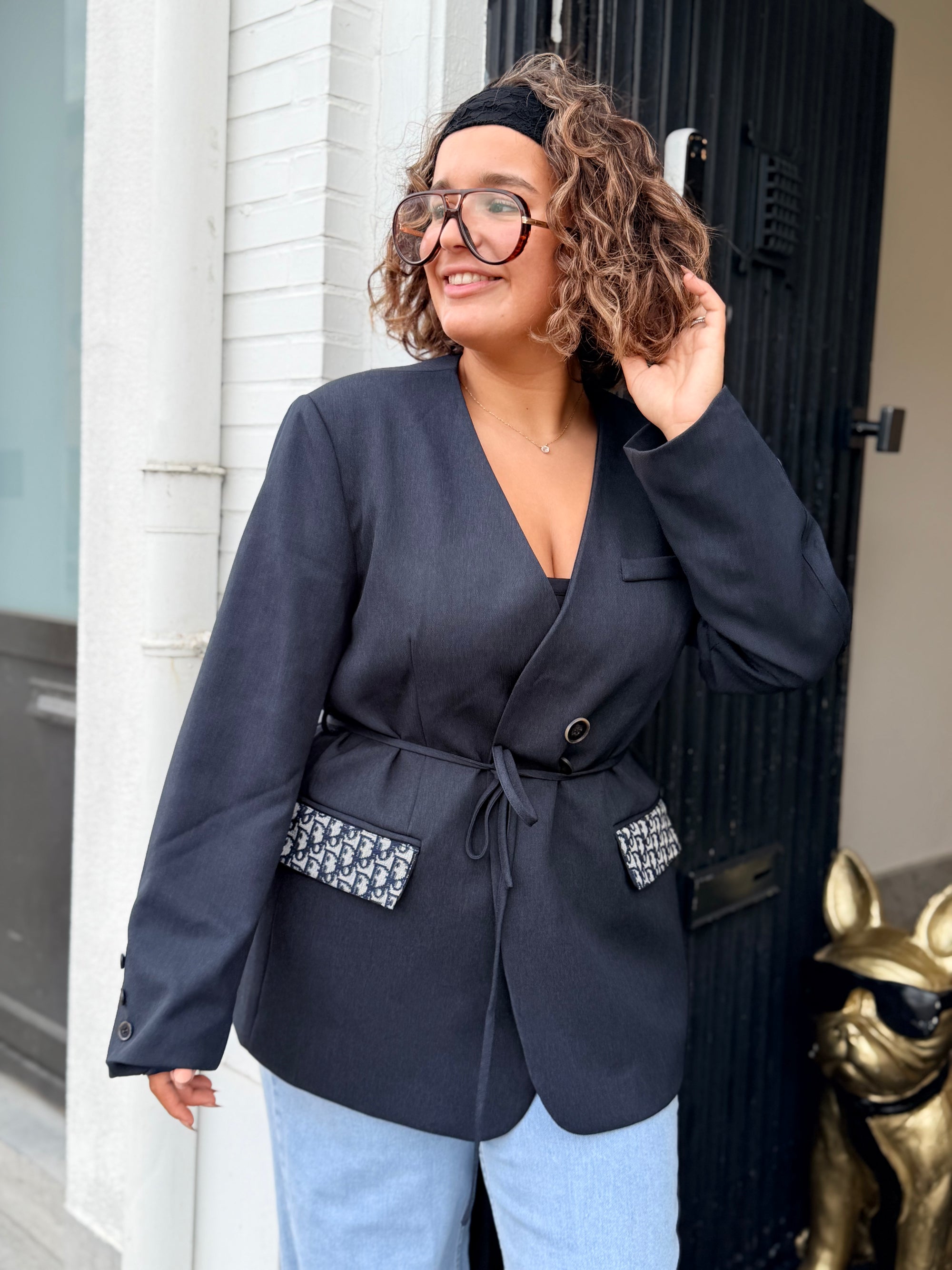 LIORA DOUBLE POCKET BLAZER