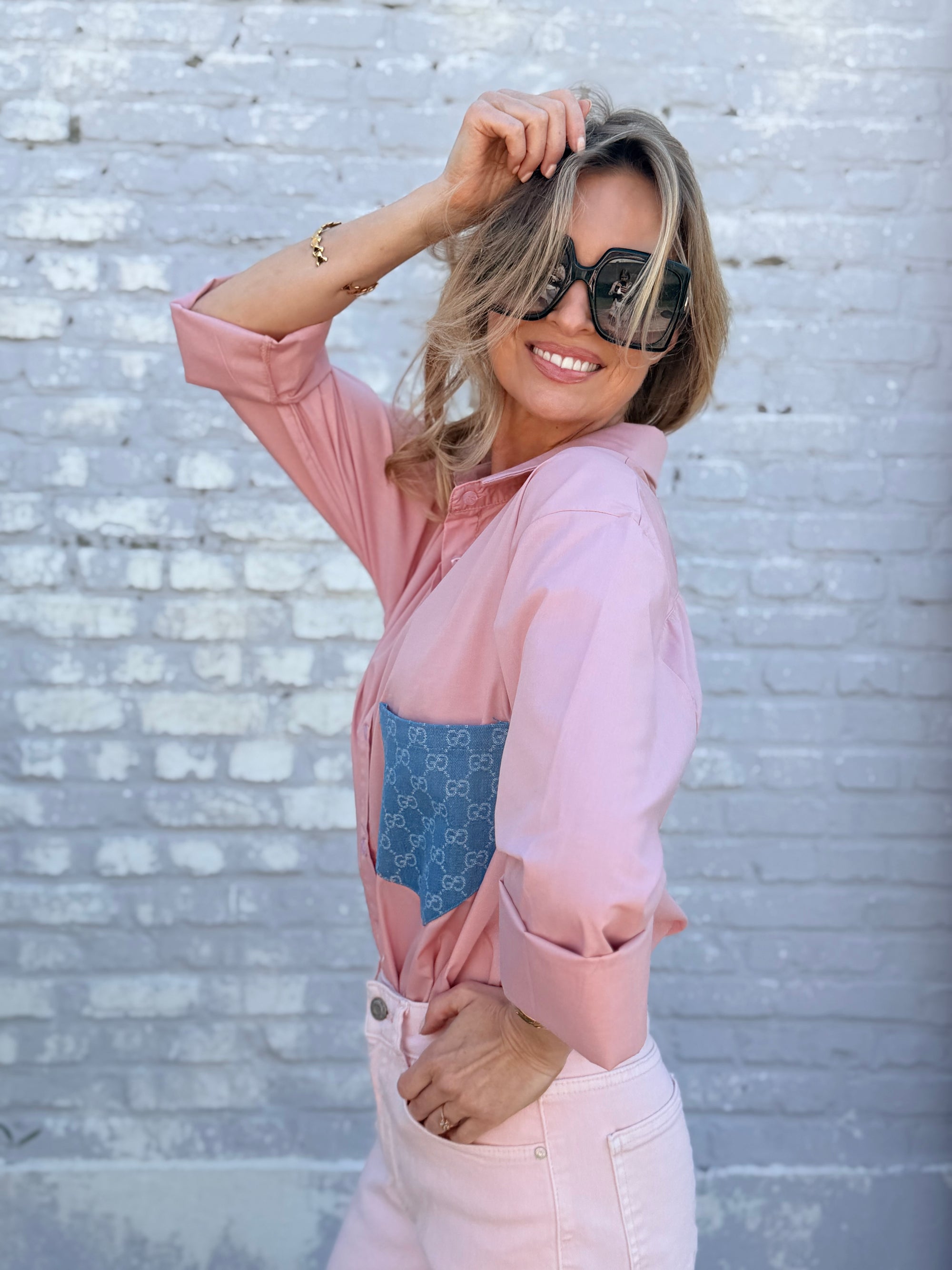 BLOUSE ÉTOILE - BLUSH